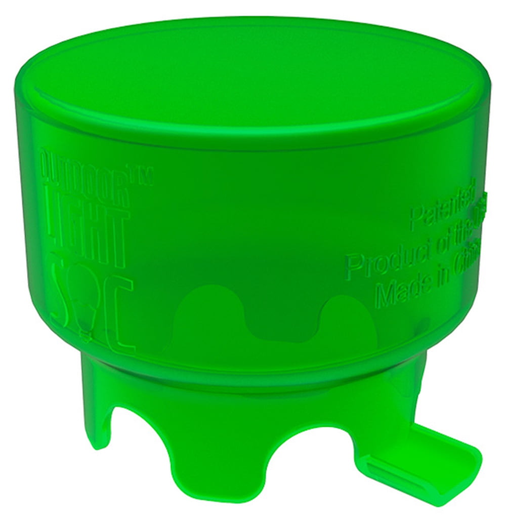 Outdoor Light Soc Covers for LED MR16 Bulbs Spotlight Floodlight Landscape Lighting (1 - Small, Green) 3x3x2 Round