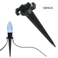 thumbnail image 1 of Outdoor Light Stakes Ecohintz Universal C7/C9 Light Stake Set - 4.5 Inch Yard Decoration Stakes for Outdoor String Lights - Durable for Lawn, Garden & Holiday Displays - 50 Pack Options, 1 of 7