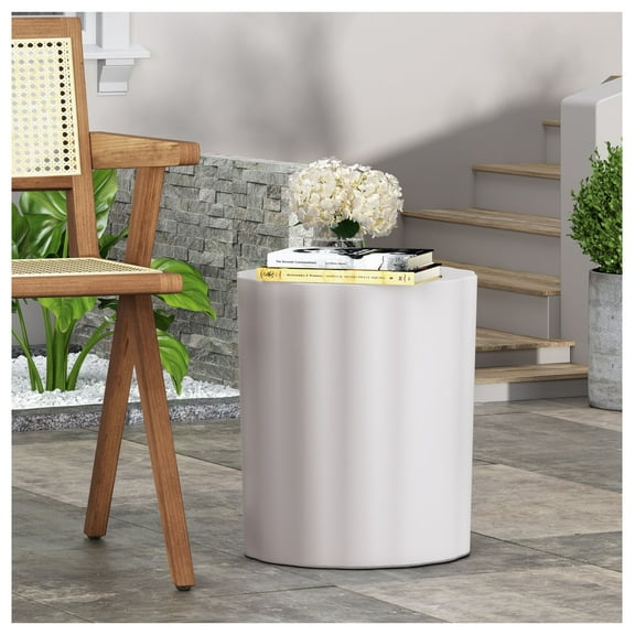 Outdoor LightWeight Concrete Side Table