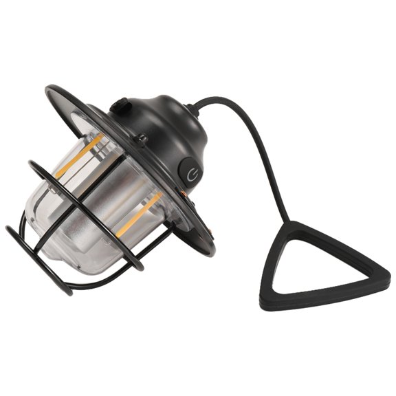 Outdoor Lighting Camping Lights Tent Canopy Retro Pine Cone Camping Lights Rechargeable Hand Lights Black