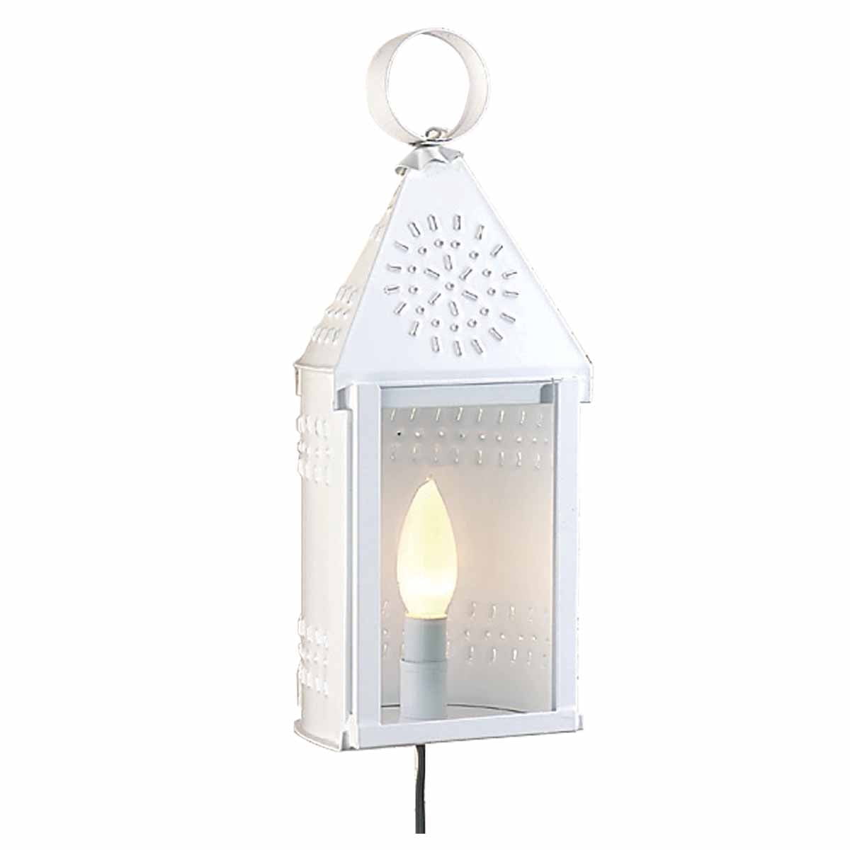 Outdoor Lighting White Tin Wall Light | Renovator's Supply