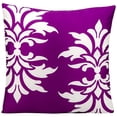 thumbnail image 1 of Outdoor Lilac Damask Outdoor Pillow, 1 of 2