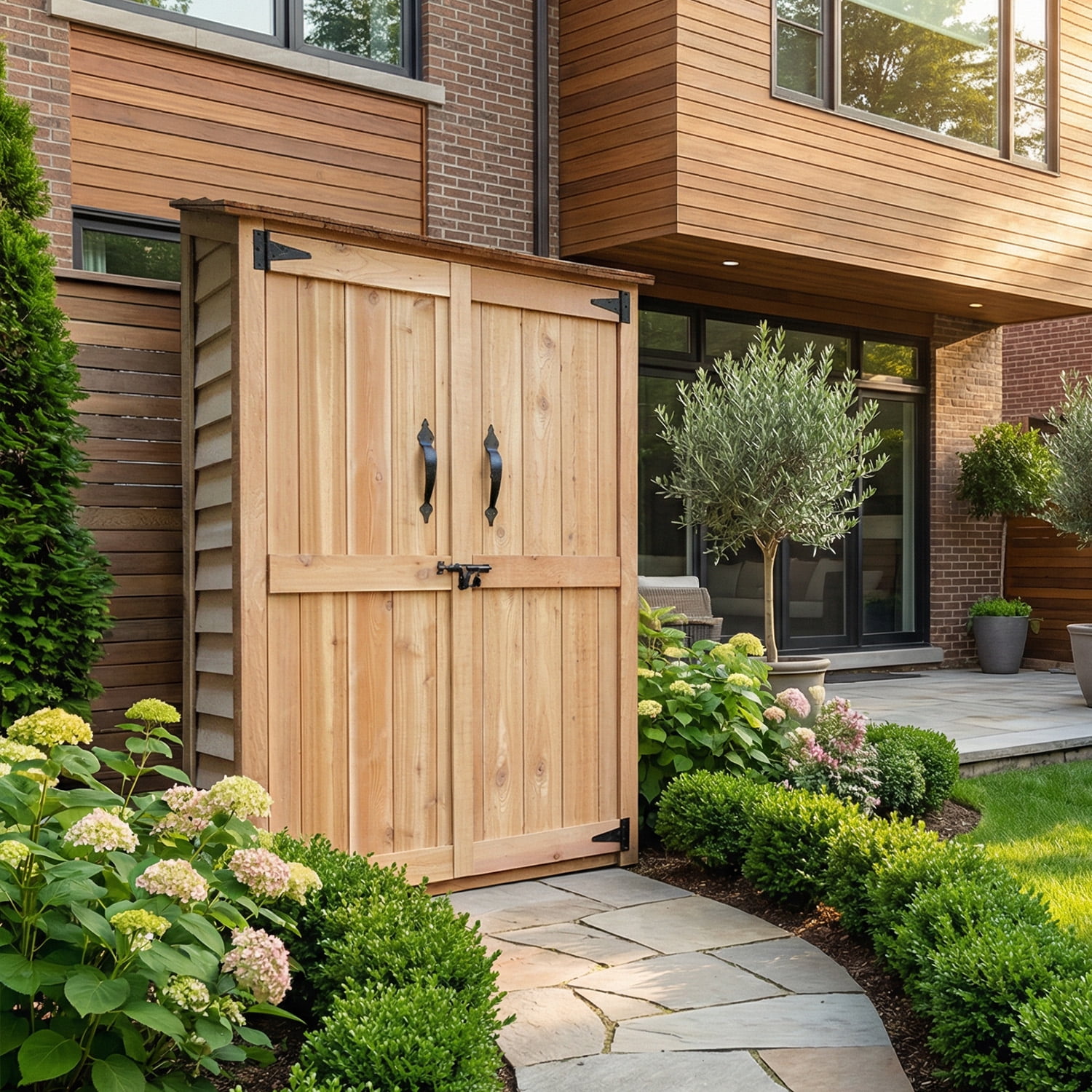Outdoor Living Today GC42 Garden Chalet 4 x 2 ft. Tool Shed
