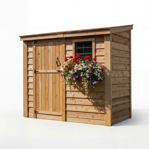 Outdoor Living Today SS84 SpaceSaver 8 x 4 ft. Storage Shed