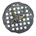thumbnail image 1 of 12" Aluminum Round Eagle Shaped Stepping Stone, 1 of 2