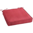 thumbnail image 1 of Outdoor Living and Style 19" Textured Crimson Red Decorative Single Chair Cushion Pillow, 1 of 1