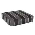 thumbnail image 1 of Outdoor Living and Style 20" Black and Gray Stripe Sunbrella Deep Seating Chair Cushion, 1 of 1