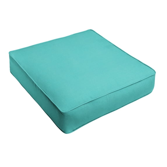 25" Powder Blue Sunbrella Indoor and Outdoor Single Deep Seating Cushion