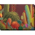thumbnail image 1 of Outdoor Living and Style Red and Green Sundown Outdoor Canvas Rectangular Wall Art Decor 40" x 30", 1 of 2