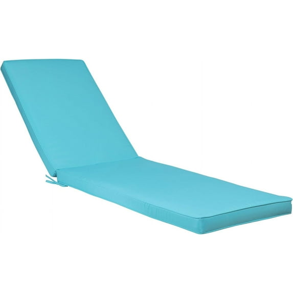 Outdoor Lounge Chair Cushions Patio Chaise Lounge Replacement Cushions Funiture Seat Cushions Chair Pads (Sky Blue-1 pc)