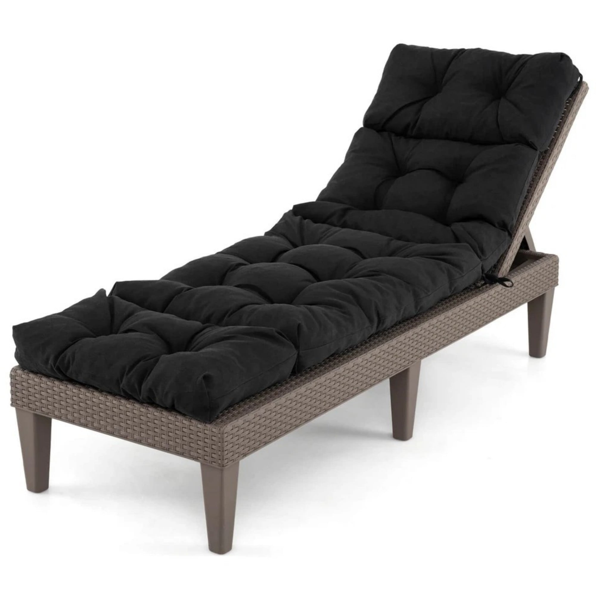Outdoor Lounge Chair Cushions Patio Chaise Lounge Replacement Cushions ...