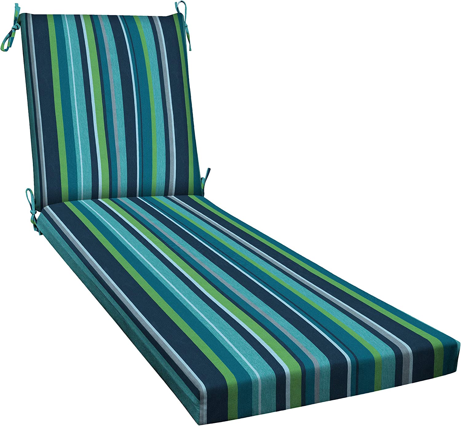 Outdoor Lounge Cushion Recycled Fiberfill, Weather Resistant, Reversible, Comfortable and