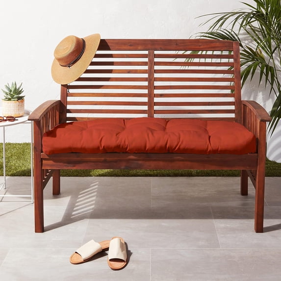 Outdoor Loveseat Cushion Red