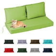 thumbnail image 1 of Outdoor Loveseat Cushion Set, 48 x 24, Water Repellent, Fade Resistant, Couch love seat, 1 of 6
