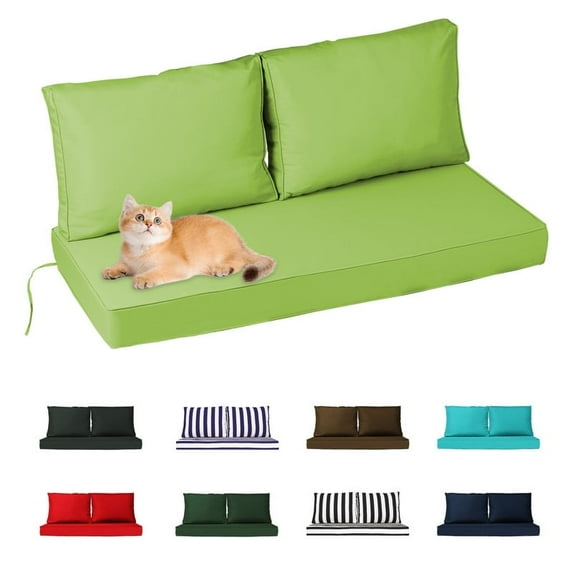Outdoor Loveseat Cushion Set, 48 x 24, Water Repellent, Fade Resistant, Couch love seat