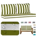 thumbnail image 1 of Outdoor Loveseat Cushion Set, 48 x 24 inch, Water Repellent Patio Furniture Cushions Replacement with Removable Cover( Grass Green), 1 of 8