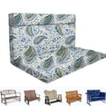 thumbnail image 1 of Outdoor Loveseat Cushions, Fade-Resistant Patio Bench Cushion with Backrest, Lounge Seat back Pads 48*42*3.5in, 1 of 6