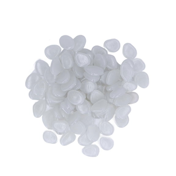 Outdoor Luminous Pebbles for Garden Walkways and Trails, 200pcs
