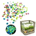 thumbnail image 1 of Outdoor Luminous Stones for Glow in the Dark Walkways, Garden River Pebbles, Artificial Landscape Rocks for Driveway Walkway Stepping Stone Paths with Natural Look, Small Crystal, 500g, 1 of 9