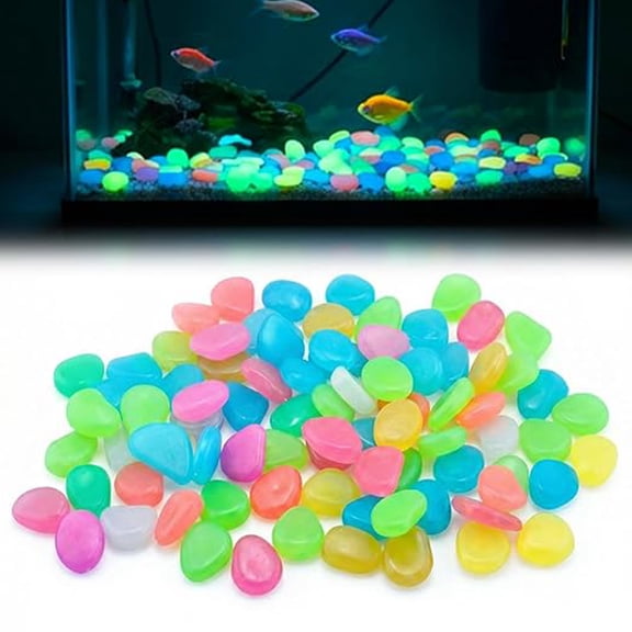 Outdoor Luminous Stones for Glow in The Dark Walkways, Garden River Pebbles, Artificial Landscape Rocks for Driveway Walkway Stepping Stone Paths with Natural Look