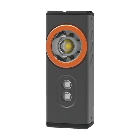 Outdoor Magnetic Work Light - 500 Lumens Rechargeable Flashlight with Versatile RGB Options for Camping and Emergencies