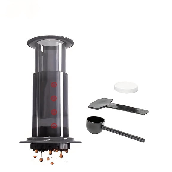 Outdoor Manual Coffee Maker Set - Pour Over Coffee Pot, Drip Machine & Hand-Pour French Press, Portable Coffee Brewer for Camping Travel Picnic