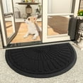 Outdoor Mat 17"x30" Non Slip Rubber Front Door Mat for Entrance Outside
