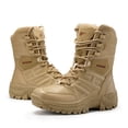 thumbnail image 1 of Outdoor Men's Military Boots Tactical Side Zip Sneaker Boots Hiking Boots, 1 of 9