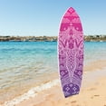 thumbnail image 1 of Outdoor Mermaid Surfboard Wall Art – Weatherproof PVC – Coastal Mermaid Sign for Beach House or Pool Area – Nautical Decor, Pink 5 Foot, 1 of 8