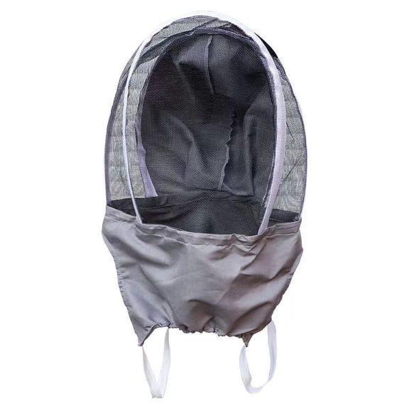 Outdoor Mesh Face Shield Hat, Elastic Mosquito Protection Net, Unisex Fishing Huntting Hiking Camping Head Cover Hat, Mosquito Proof, Windproof, Bee Proof, Insect ProofGray