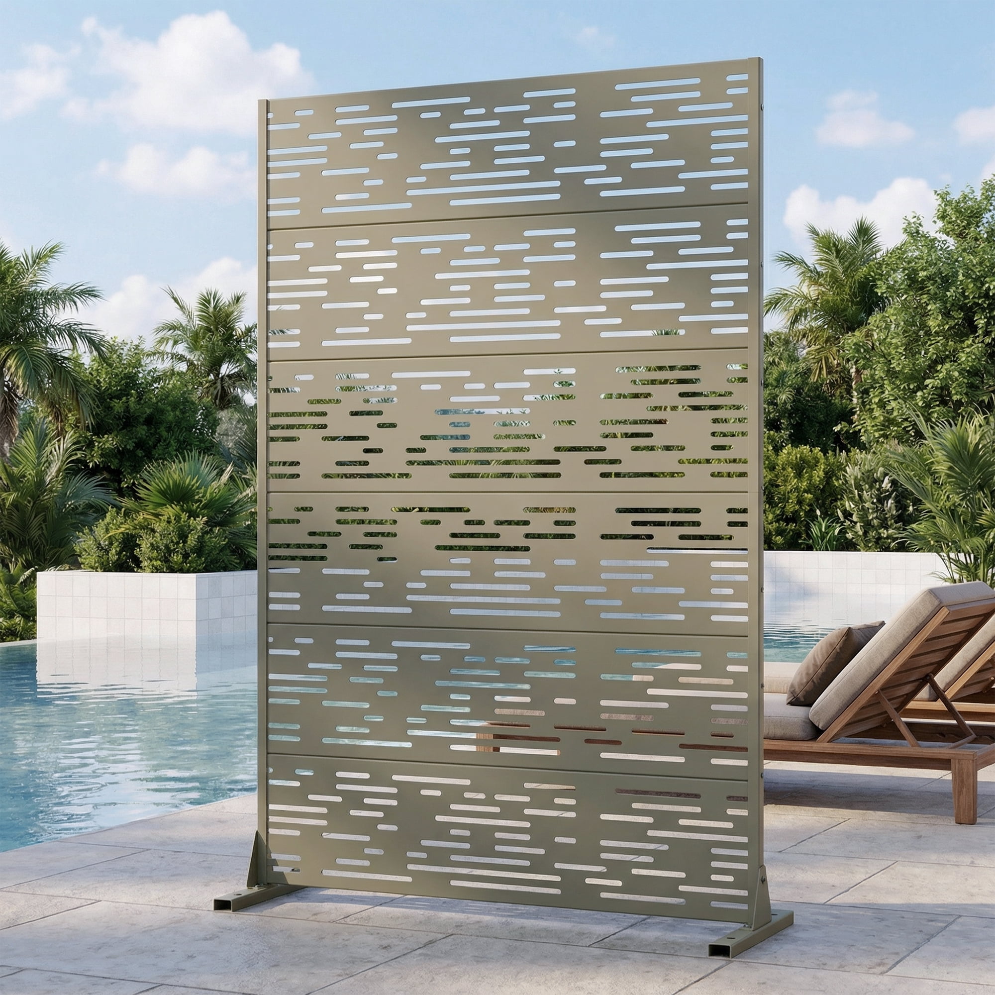 Outdoor Metal Privacy Screen