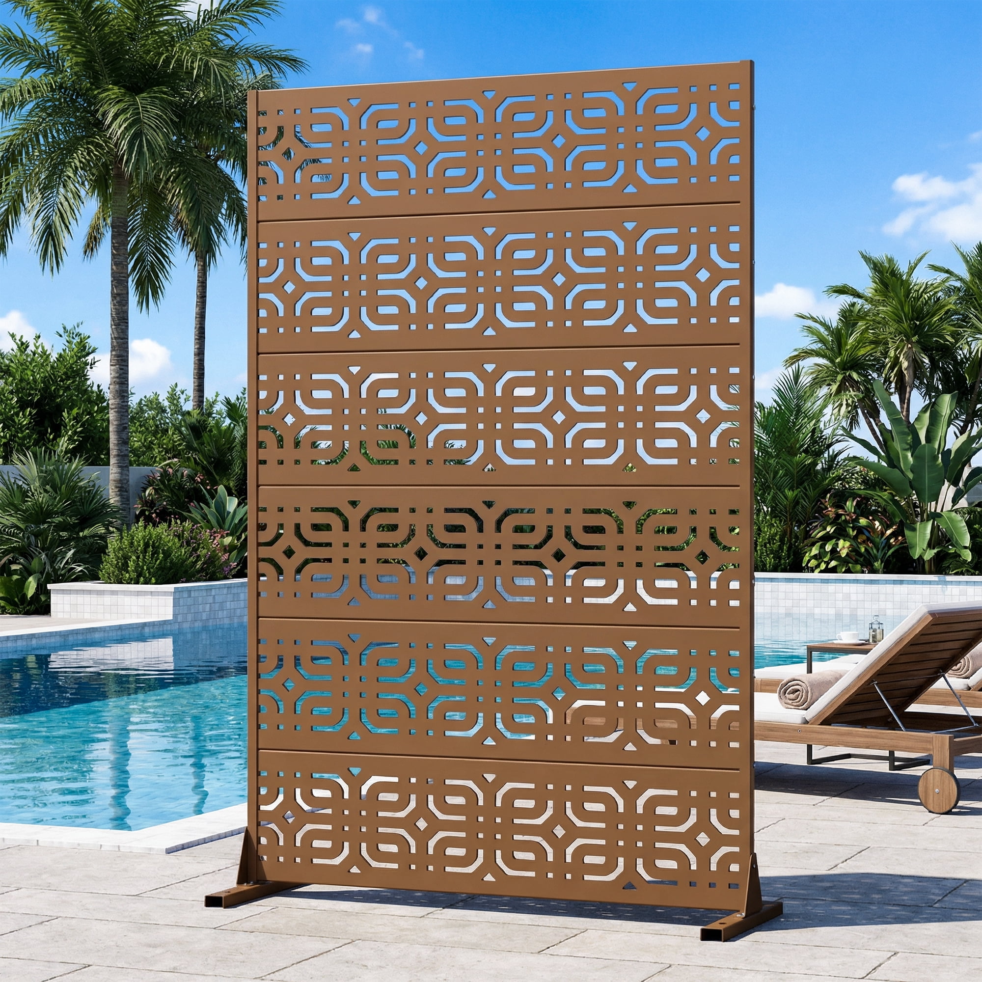 Outdoor Metal Privacy Screen