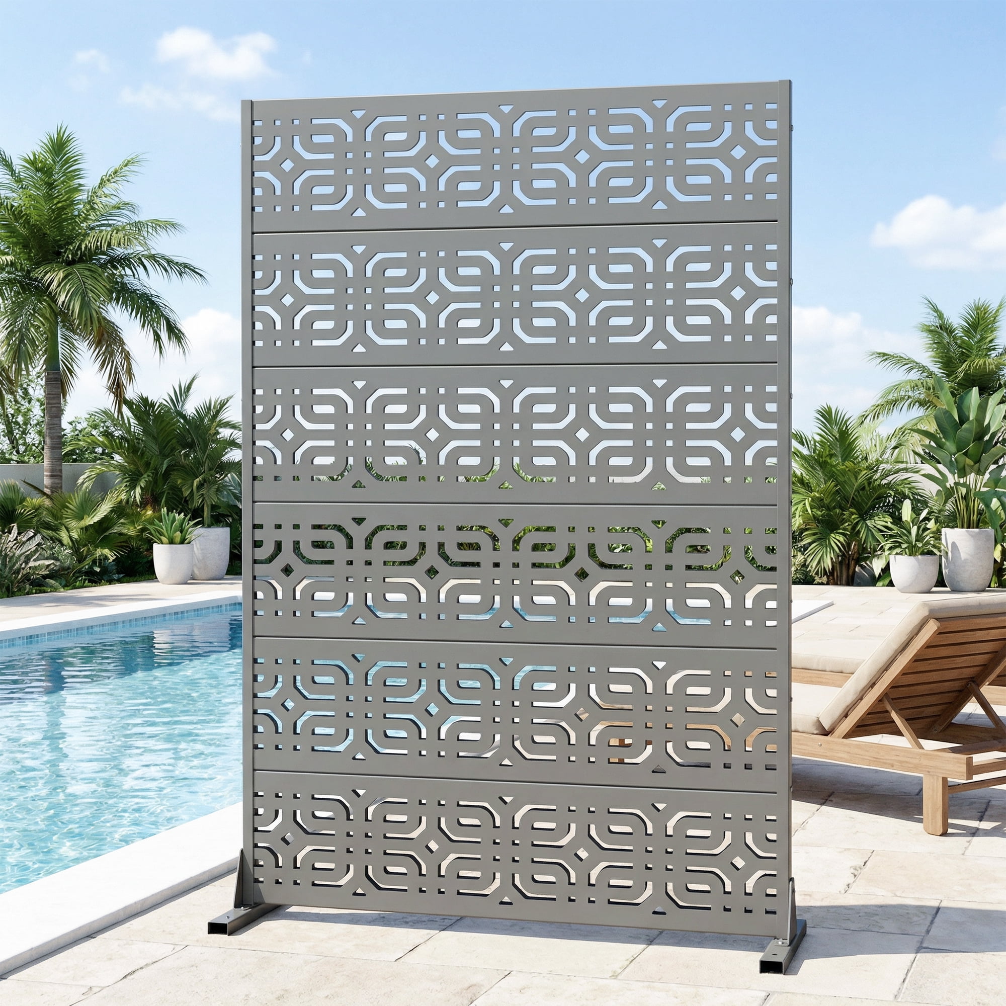 Outdoor Metal Privacy Screen