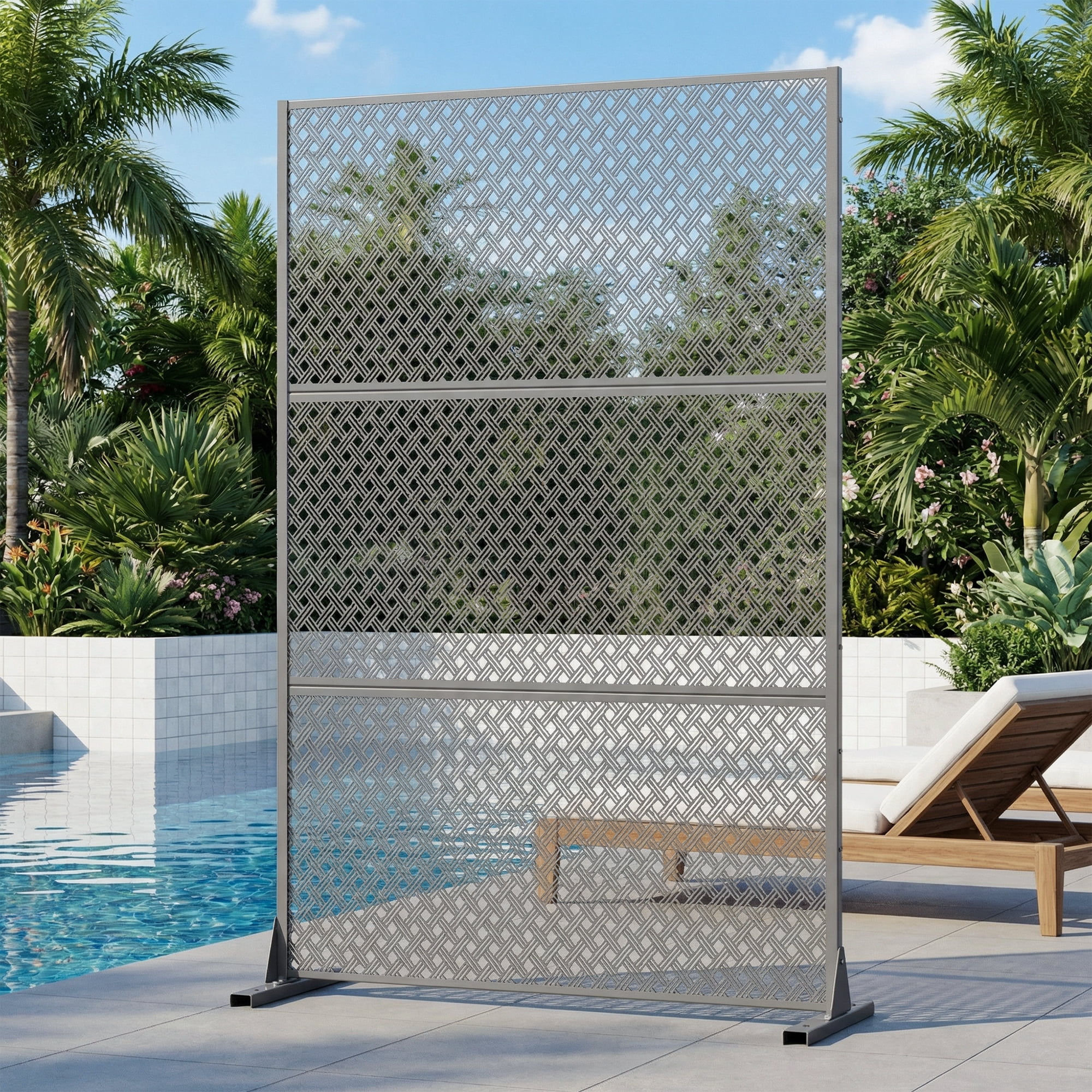 Outdoor Metal Privacy Screen
