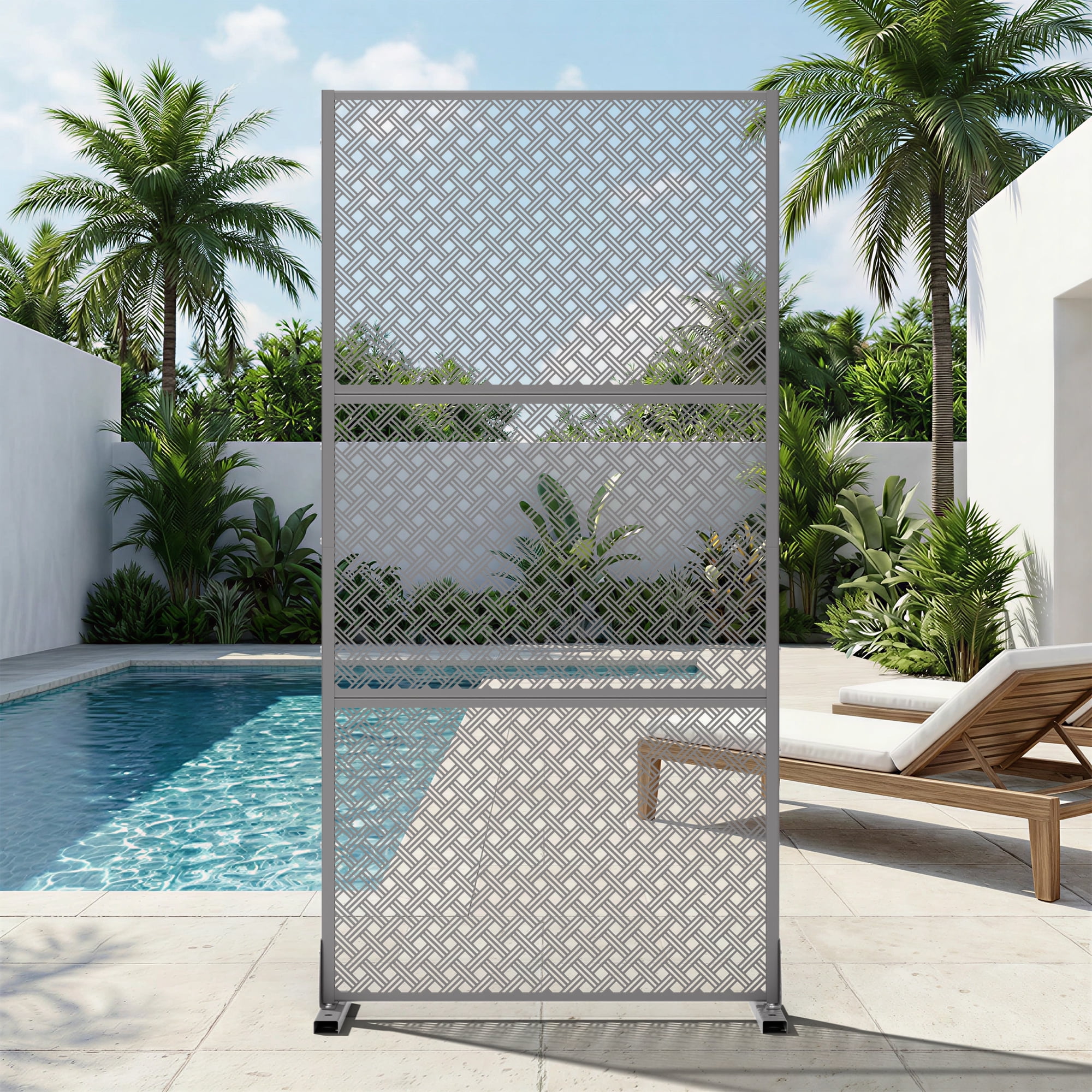 Outdoor Metal Privacy Screen