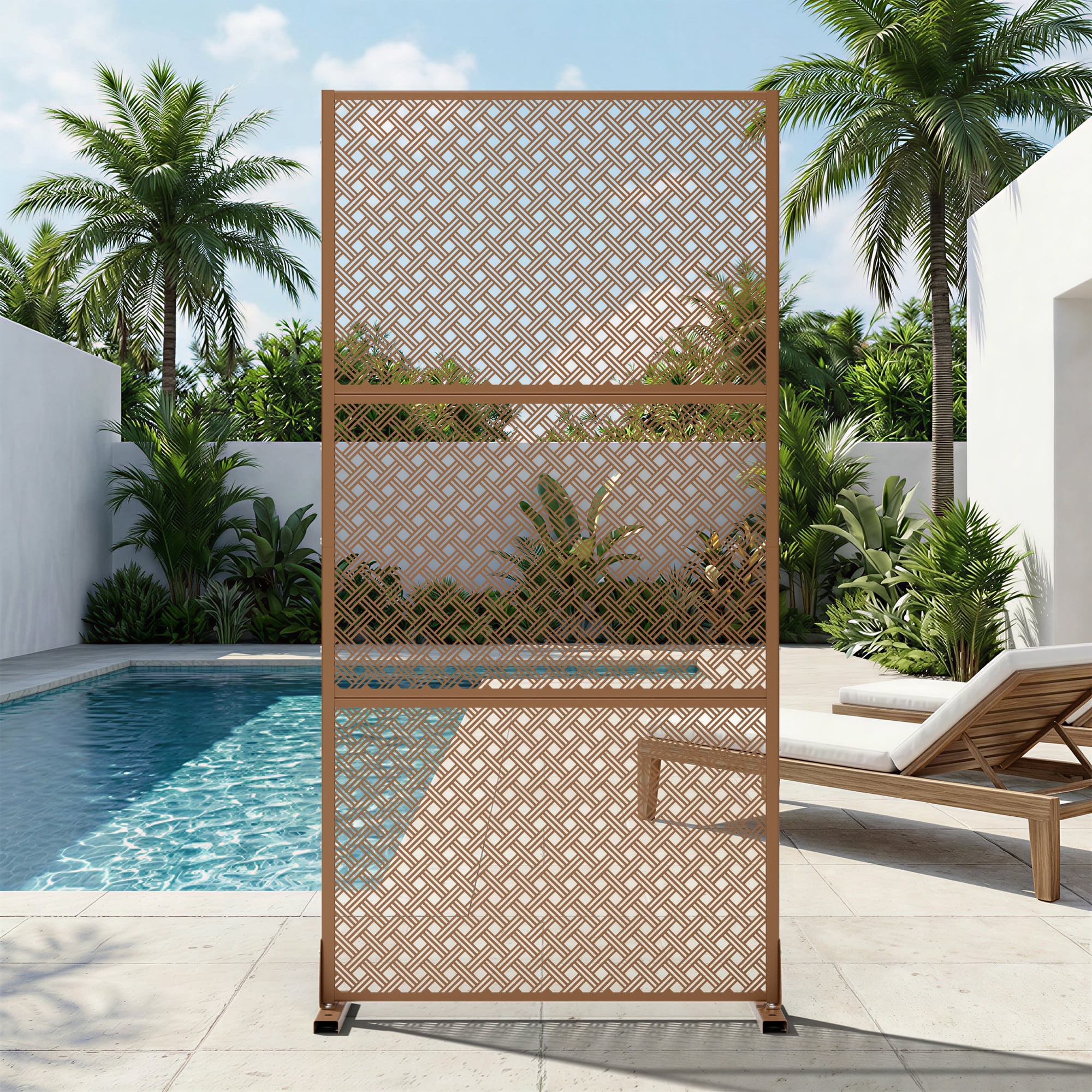 Outdoor Metal Privacy Screen