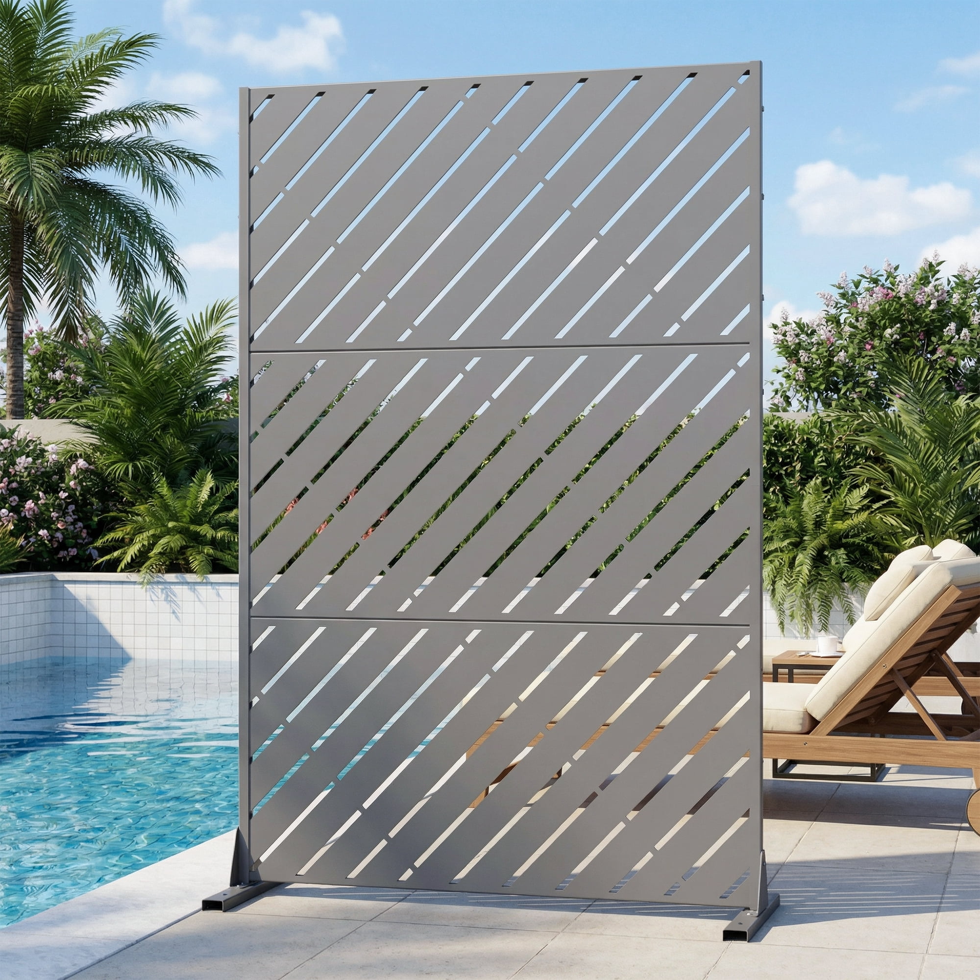 Outdoor Metal Privacy Screen