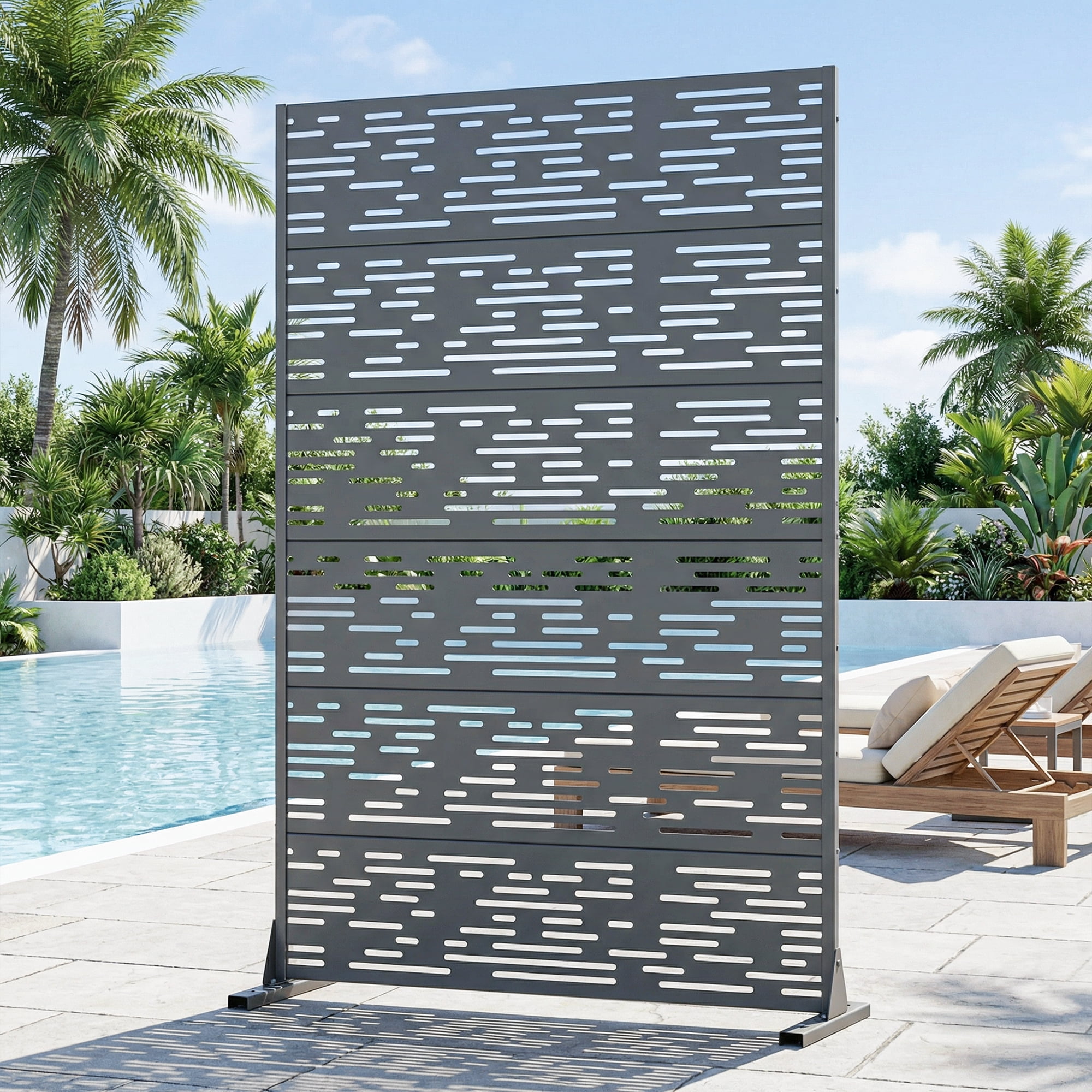 Outdoor Metal Privacy Screen