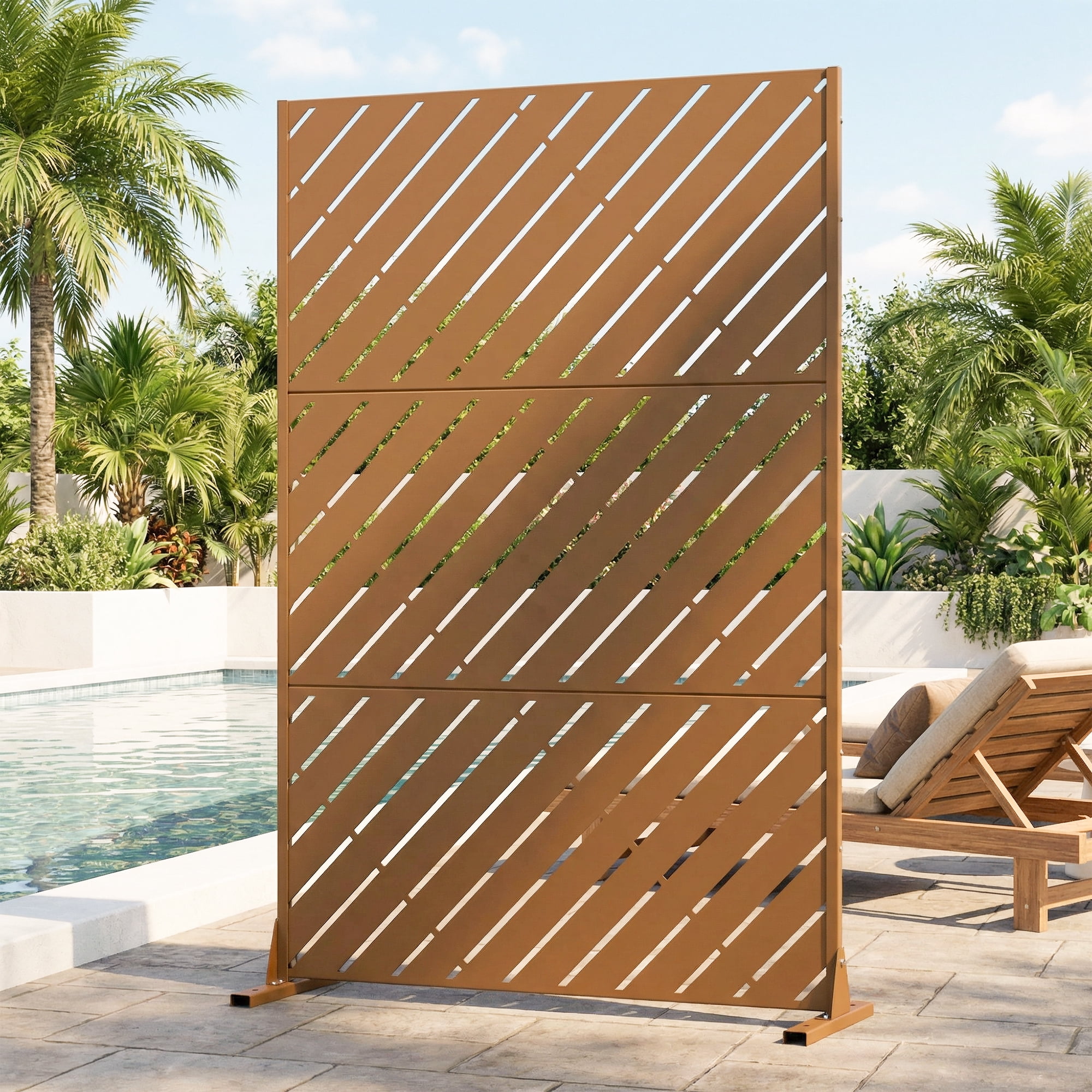 Outdoor Metal Privacy Screen