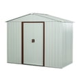 thumbnail image 1 of Outdoor Metal Storage Shed White, 1 of 8