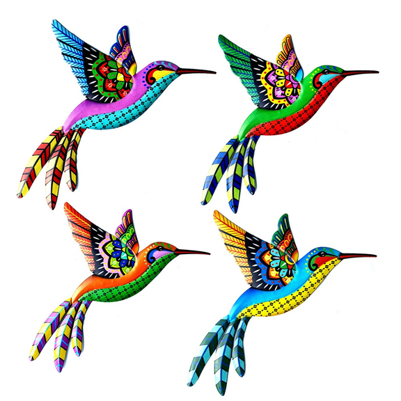 Outdoor Metal Wall Art - Bird Decor Fence Decoration Decorations for Garden Backyard