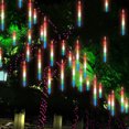thumbnail image 1 of Outdoor Meteor Shower Lights, 10cm 10 Tube 200 LEDs Meteor Light, Christmas Snow Falling Rain Lights for Xmas Tree Holiday Wedding Outdoor Party Patio Decoration (Multicolor), 1 of 6