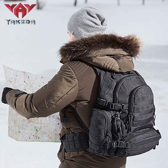 Outdoor Military Fan Mountaineering Backpack Camouflage High-capacity Travel Bag,Khaki