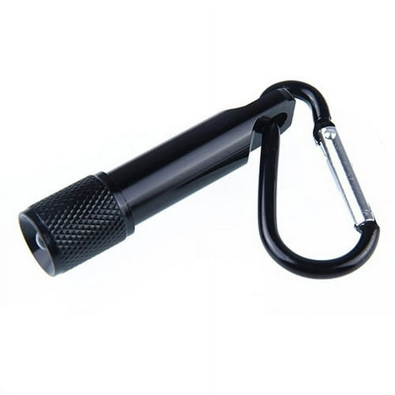 Outdoor Mini LED Flashlight Carabiner Clip Keychain Portable Sports Torch Lamp