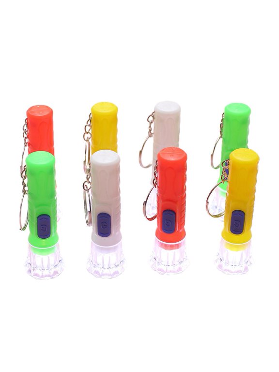 Outdoor Mini LED Keychain Flashlight Portable White Light Torch Key Chain Lamp