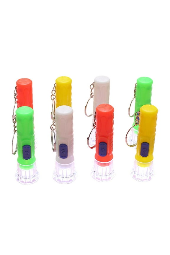 Outdoor Mini LED Keychain Flashlight Portable White Light Torch Key Chain Lamp