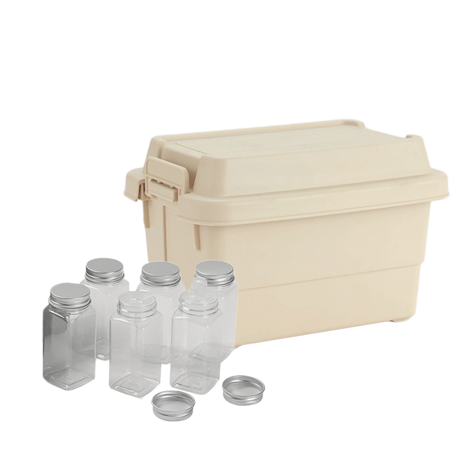 Outdoor Mini Storage Box 7-piece set, Portable Seasoning Condiment ...