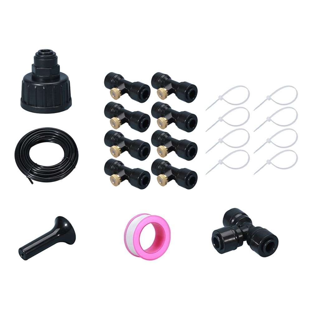 Outdoor Mist Cooling System: Low Pressure Mist For Garden And Drip Irrigation