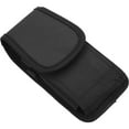 thumbnail image 1 of FENGGUIQU Black Nylon Waist Phone Bag with Carabiner for Hiking Travel and Outdoor Storage, 1 of 6