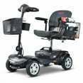 thumbnail image 1 of Outdoor Mobility Scooter for Senior, Heavy Duty Electric Scooters with 4 Wheel, Sliding Swivel Seat with Flip-Up Armrests for Adults, Easy Assembly, 300lbs, Grey, SS182, 1 of 8